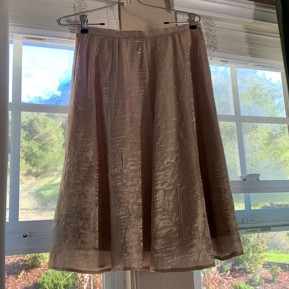 Peck & Peck Dresses & Skirts - Gold a-line skirt